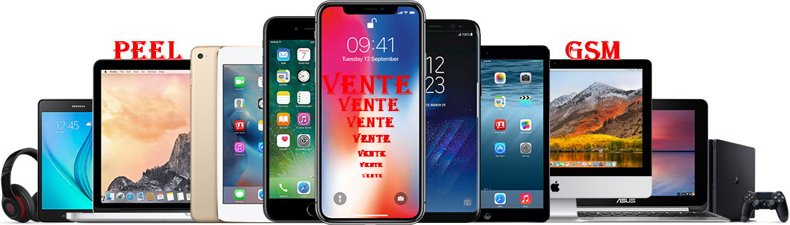 PeelGSM répare l'ensemble de vos appareils multimédia au meilleur prix.